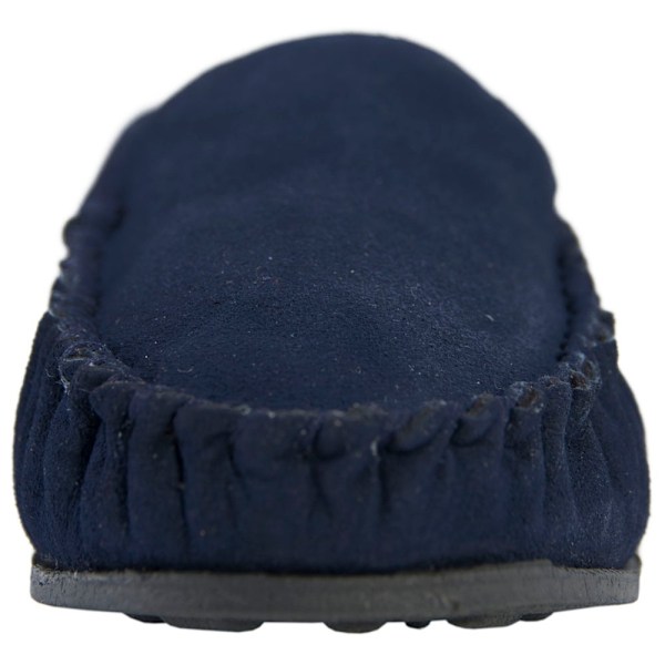 Eastern Counties Leather Herr Berber Fleece Fodrade Mockasiner i Mocka Navy 7 UK Navy