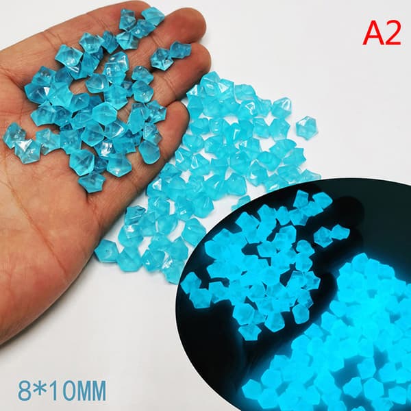 300st Garden Decor Luminous Stones Glow In Dark Decorative Peb-FA- A2