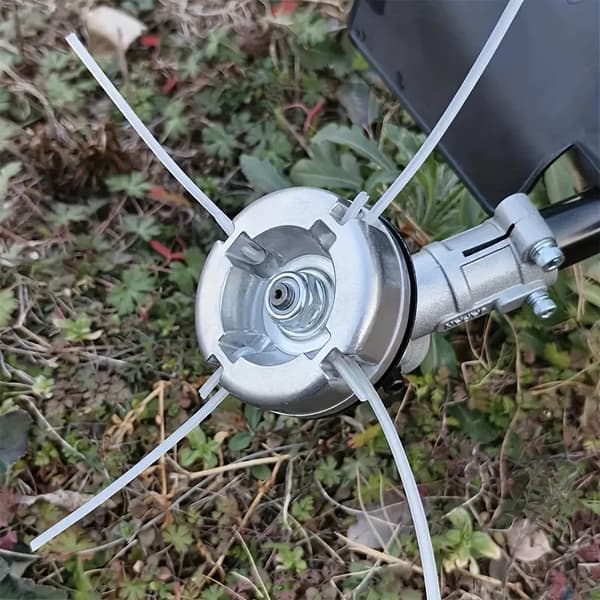 1 stk. Universelt gresstrimmerhode i aluminiumslegering med stål- og nylontråd, reservedeler for gressklippere-FA-