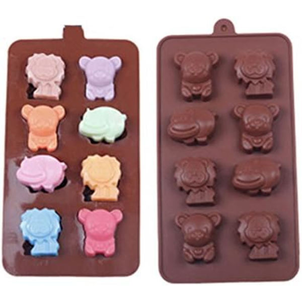 KCVV Bageform - Dyre Serie - Genanvendelig - Kage, Pudding, Muffins - DIY - Brun