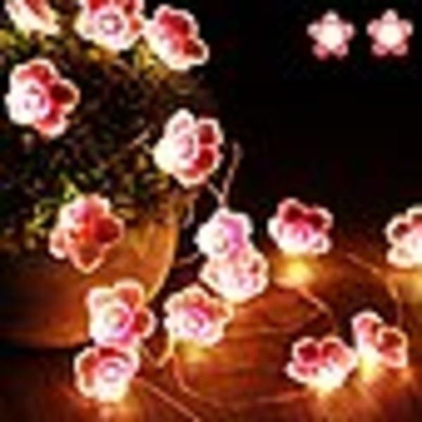 Cherry Blossom Fairy Lights för flickor Rosa Fairy Lights i B