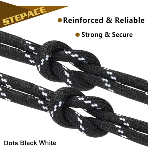 Round Shoelaces [2 Pairs] High-Performance Boot Laces for Hiking Boots, 120 cm-FA-