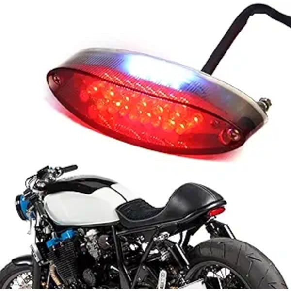 12V 28 LED Motorsykkel Brems Stopp Kjøring Baklys Skiltplate