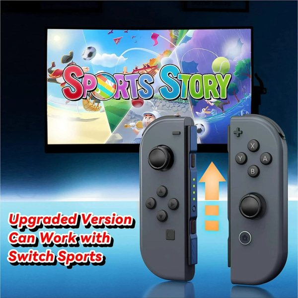 Trådløs Joy-Con-controller (venstre/højre) par til Nintendo Switch / OLED / Lite Gray