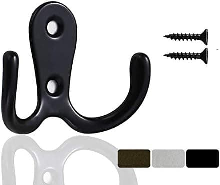 10-pack dubbla metallkrokar och inskruvade förvaringskrokar-FA-