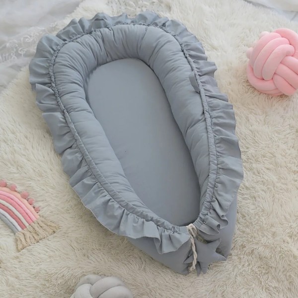 Spjelseng med spissmadrass Avtakbar spjelseng beige