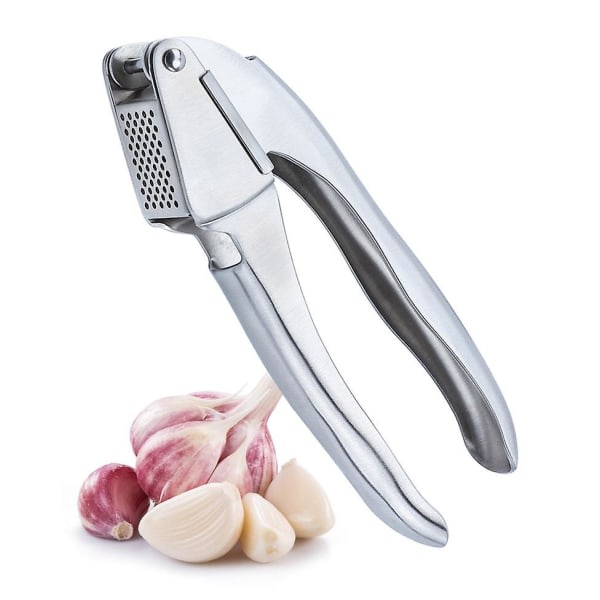 Stainless Steel Garlic Press Easy to Clean Stainless Garlic Chop