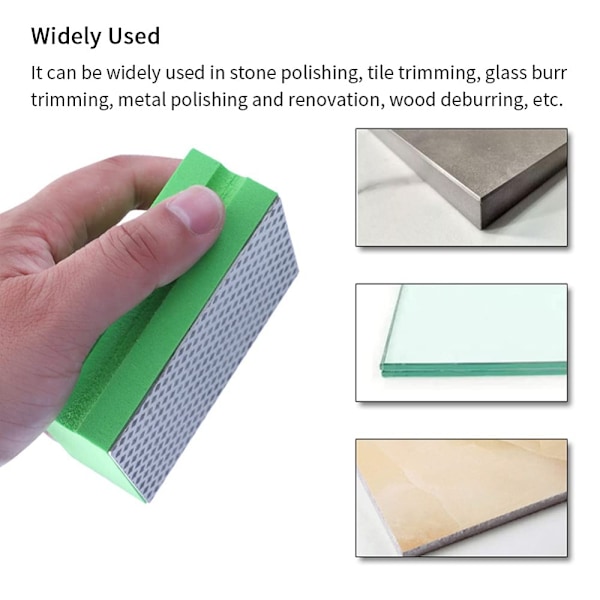 4ST Diamant Hand Pad Polerkuddar Slipblock