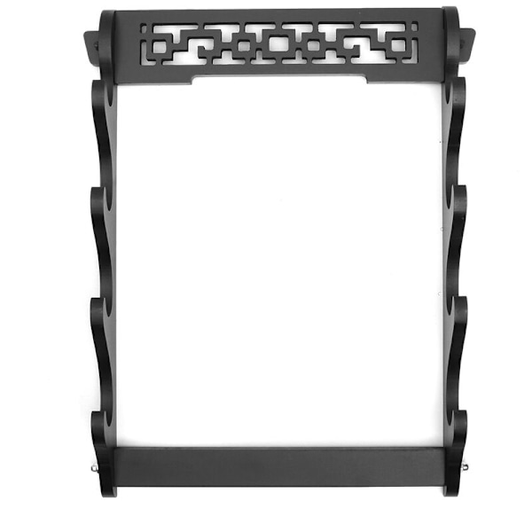 Tier Vægmonteret Samurai Katana Sværd Stativ Holder Hanger Beslag