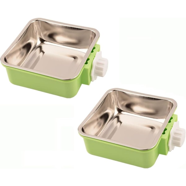 Removable Dog Bowl for Puppy Food Feeder Water Dish with Bolt