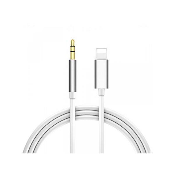 Bil Aux ljudkabel iPhone 1m Adapter Lightning-kontakt