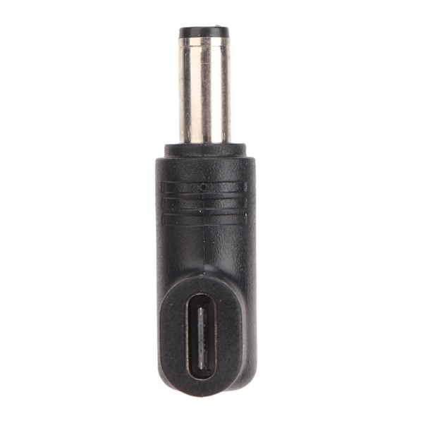 USB-C-hona till DC 5,5x2,1 mm adapter 100W PD snabbladdning 90 graders vinklad USB-C till DC-kontaktomvandlare