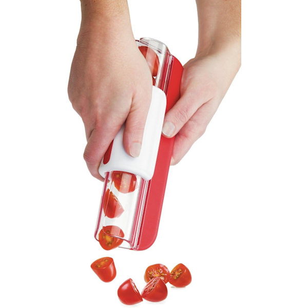 Tomatskärare druvskärare frukt- och grönsakssalladsskärare