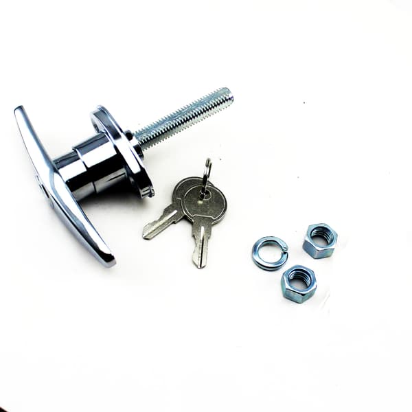Korshåndtag - Garagelås - Garagelåsbart håndtag -, Med 2 nøgler
