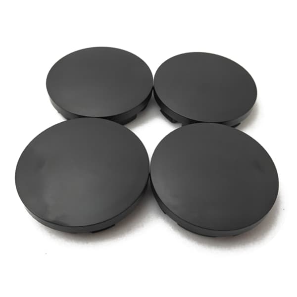 4 pcs/set Black/Silver 56mm Car Wheel Hub Cap for Rim Hub ABS Covers Car Universal Black-FA- Silver