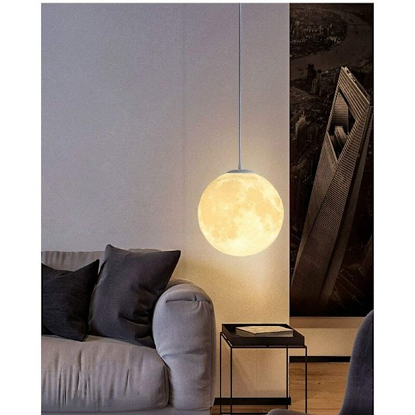 Måne soverom taklampe, pendellampe, månelysestake