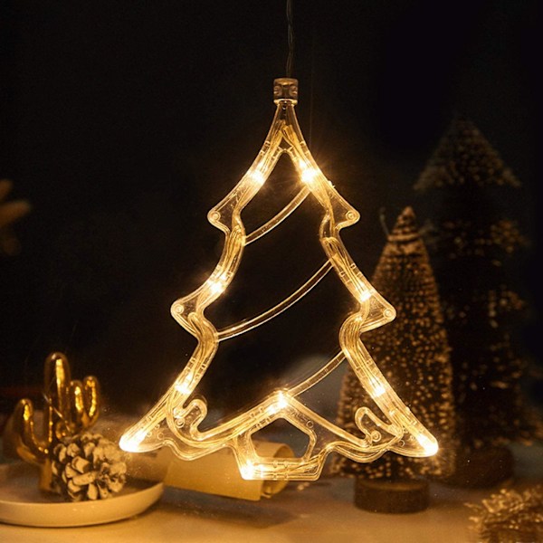 Uniikit LED-lamput imurilla, lastenhuoneen syntymäpäiväjuhliin, kauppaan, ravintolaan, ikkunaan, kotiin, lämmin Christmas Tree