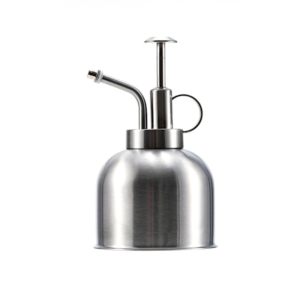 Växt Mister Sprayflaska 300ML Vattenkanna i Rostfritt Stål för Inomhusväxter Succulent Bonsai Trädgårdsredskap Silver