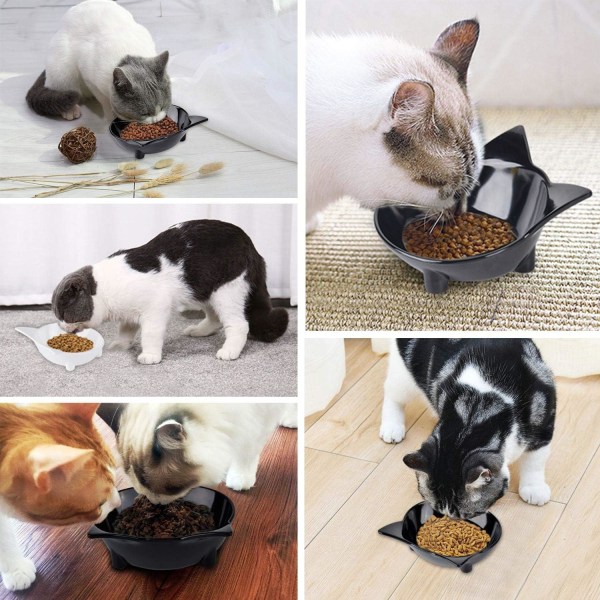 Matala kissanruoka-astia litteä suu kissanruoka-astia kissanpentu kissanruoka-astia liukumaton