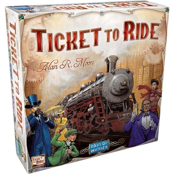 Ticket to Ride Lautapeli | Perhepeli | Lautapeli aikuisille ja perheille | Junapelit | Ikä 8+ | 2-5 pelaajalle | Keskimääräinen peliaika 30-60...