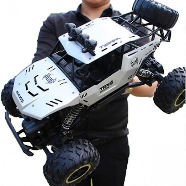 1:16 4wd 2021 Højhastigheds Lastbil Offroad RC Bil Opgradering 2.4g Radiostyret Bil Legetøj white