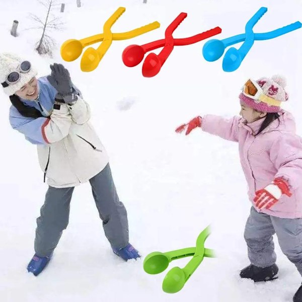 4 st snöbollstänger - lerformar - leksaker för barn