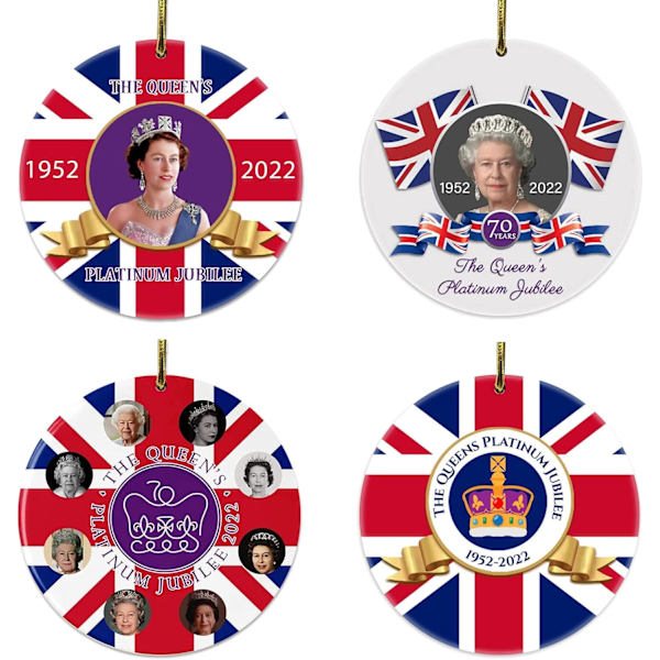 Drottning Elizabeth II Platinumjubileum 70 års minnesmärke