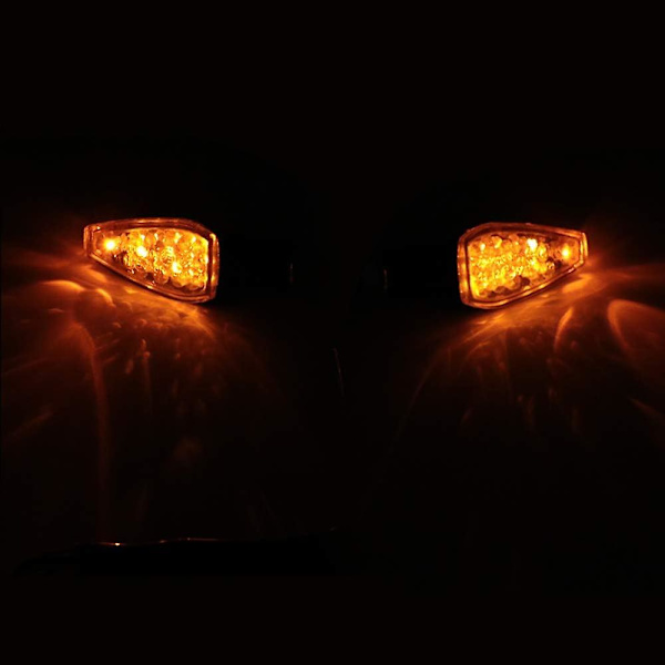 4 st motorcykelblinkers 14 LED blinkers 12V vattentäta blinkers Universal för motorcykel scooter Quad Cruiser Off Road