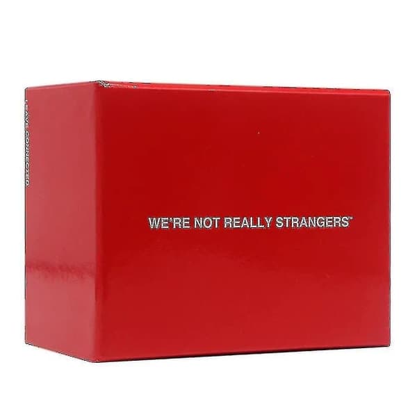 We're Not Really Strangers -korttipeli - Interaktiivinen korttipeli aikuisille ja jäänmurtaja-FA-