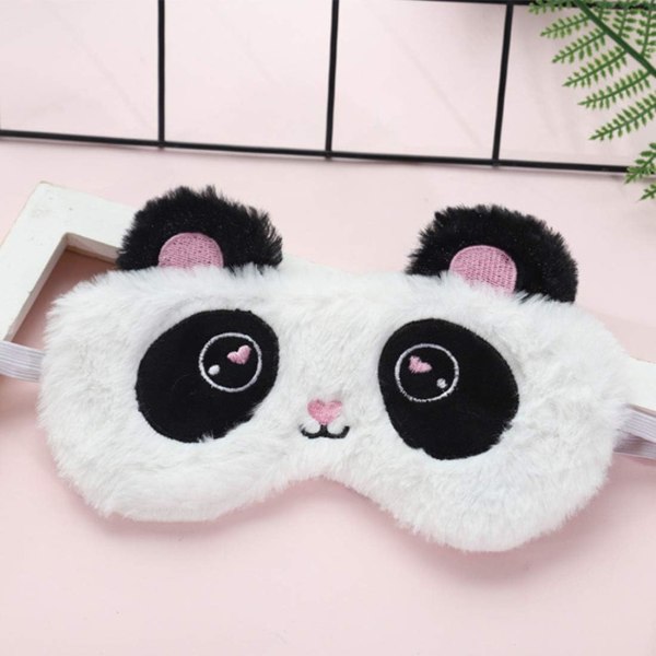 Panda sovemaske sovemaske øyemaske for sovende silke