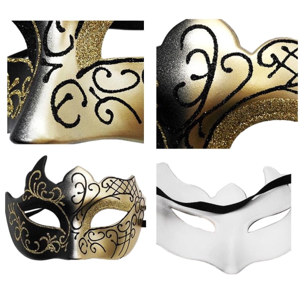 Mardi Gras-masker for par Style1