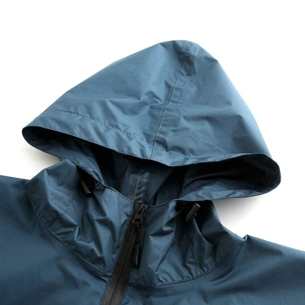 Lettvanns poncho i ripstop-materiale, pustende og gjenbrukbar