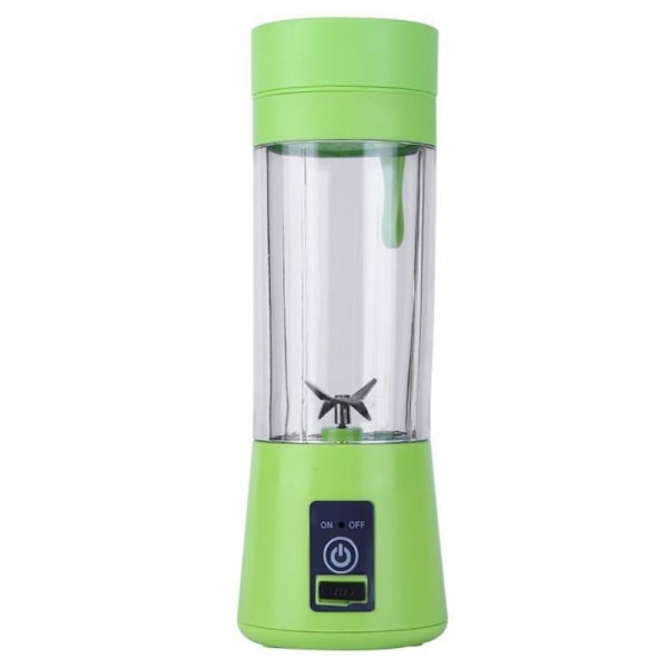 Bærbar USB Blender med 6 Blade 380ml - Flere Farver green 562