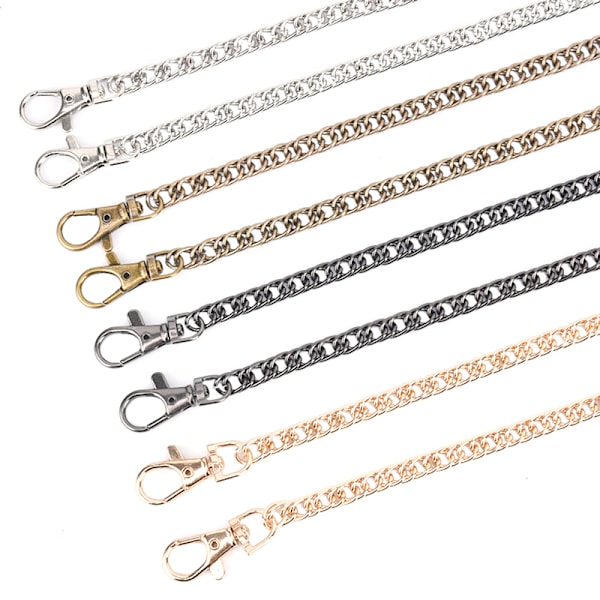 100cm Udskiftningskæde til Kvinders Crossbody Skuldertaske Silver