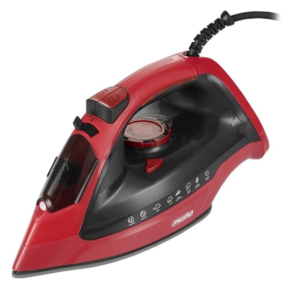 Mesko Silitysrauta 3000W, Musta/Punainen 1400