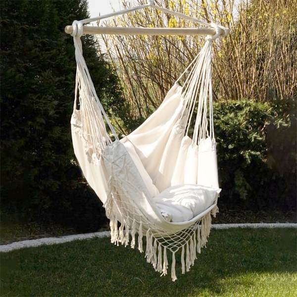 Hängstol / Hammock - Hängande Gunga / Hängmatta-XF7- Grey grå