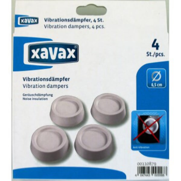 XAVAX Vibrasjonsdempere 4-pakning