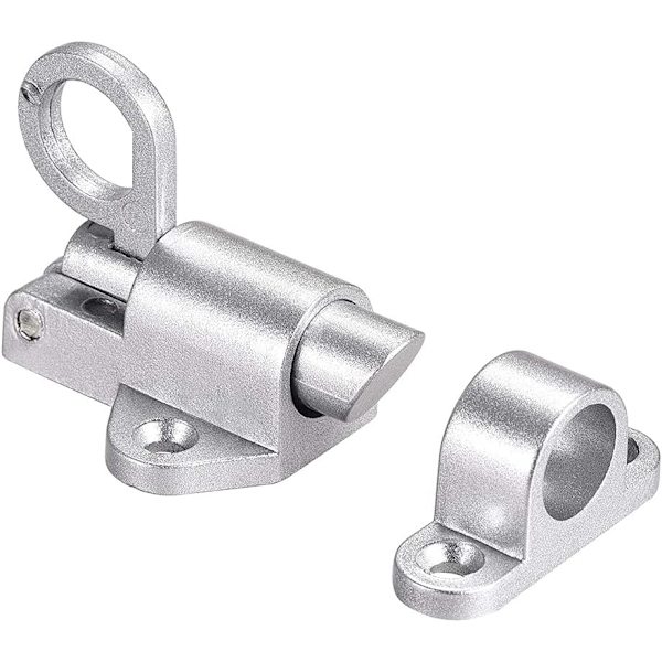 Dörrbultar, 2-delad automatisk dörrlås, tillverkad av aluminium