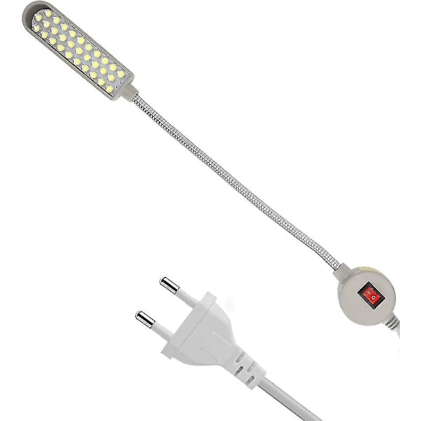 LED-symaskinslampe, energisparende industriell øyevernlampe med magnetisk monteringsbase