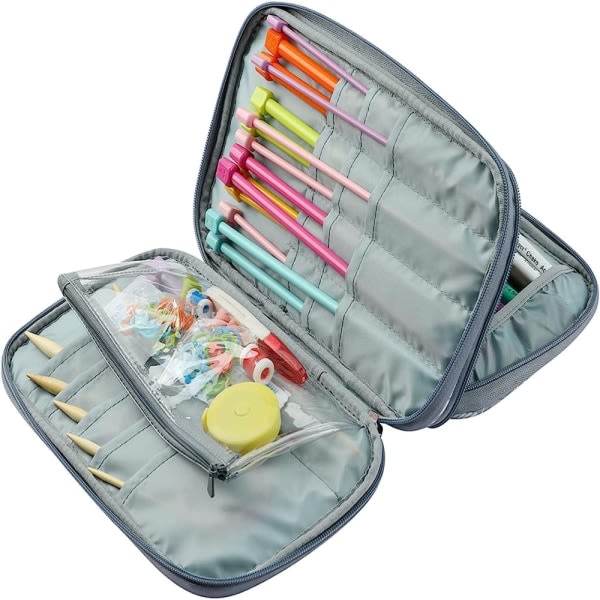 Sticknål fodral stickor organizer förvaring