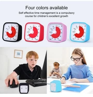 60-minutters visuel timer til klasseværelset, børns læring og tidsstyringsværktøj-FA-