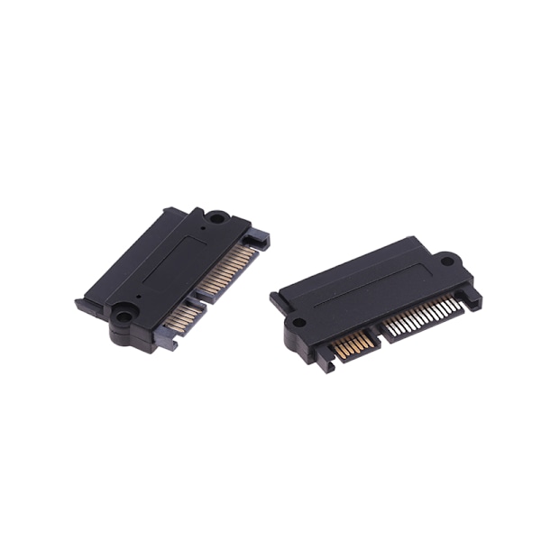 1:a SFF-8482 SATA /SAS till SATA 180 graders vinkeladapter Konvertera SAS