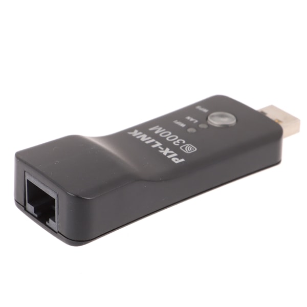 Trådlös LAN-adapter WiFi Dongle RJ-45 Ethernet-kabel