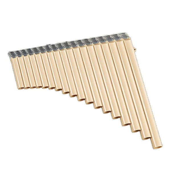 Fløyte 18 rør Panfløyte Musikkinstrument Blåseinstrument Veske for nybegynnere H