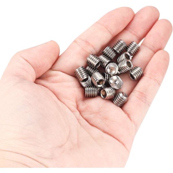 200 stk. rustfrie stålskruer M3 M4 M5 M6 M8 Maskinskruer Sortiment Punch Skruv Fixing Kit Sunmostar