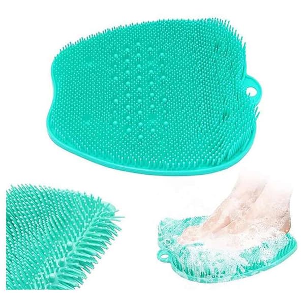 Fotmassageplatta, fotskrubbborste, fotmassagedusch-FA-