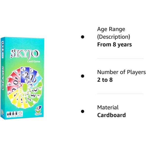 SKYJO Magilano - Hauska korttipeli lapsille ja aikuisille