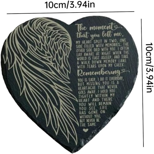 Minnesmerke, utendørs minnesplakett, minnehage minnesmerke, personlig minnesmerke (stil 2) color 2