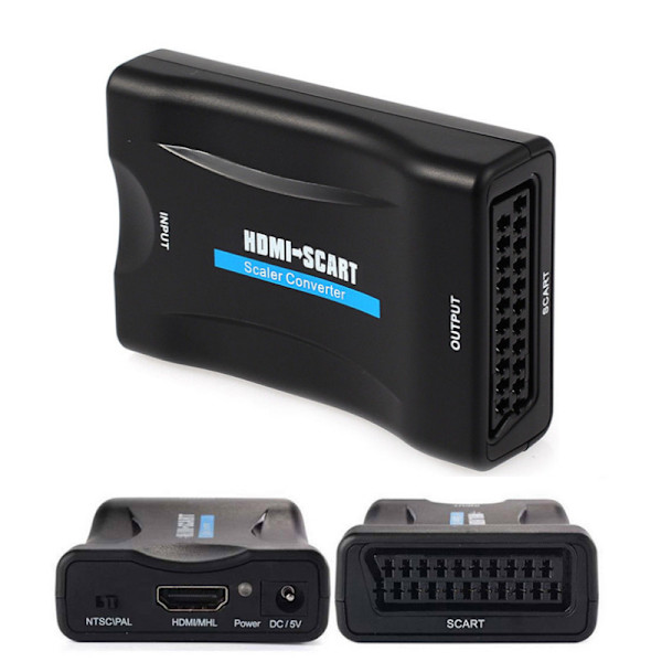 HDMI til SCART Konverter 1080p