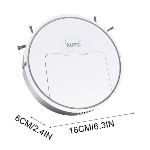 3-in-1 Mopping Robot Vacuum Cleaner With Schedule Wi-fi/App Self-Charging Robot Vacuum Cleaner Flye242583-FA- White